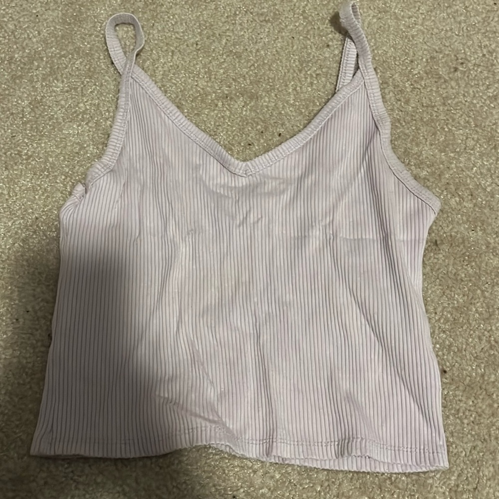 American Eagle purple tank top. size S
